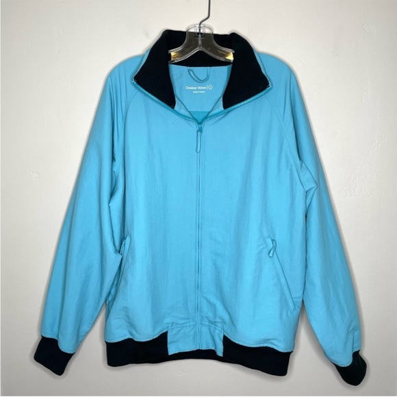 Outdoor Voices Other - Outdoor Voices Interstate Bomber Varsity Jacket in Scout Blue Men’s Large